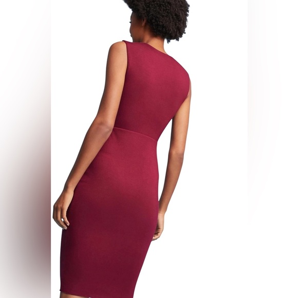 Bailey 44 wine knot body con keyhole dress - Picture 2 of 6